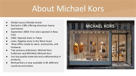 michael kors presentation|michael kors accessories.